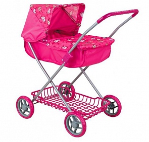 Коляска для кукол Buggy Boom Mixy с регулируемым капюшоном и сеткой для игрушек (Buggy Boom, 8014)